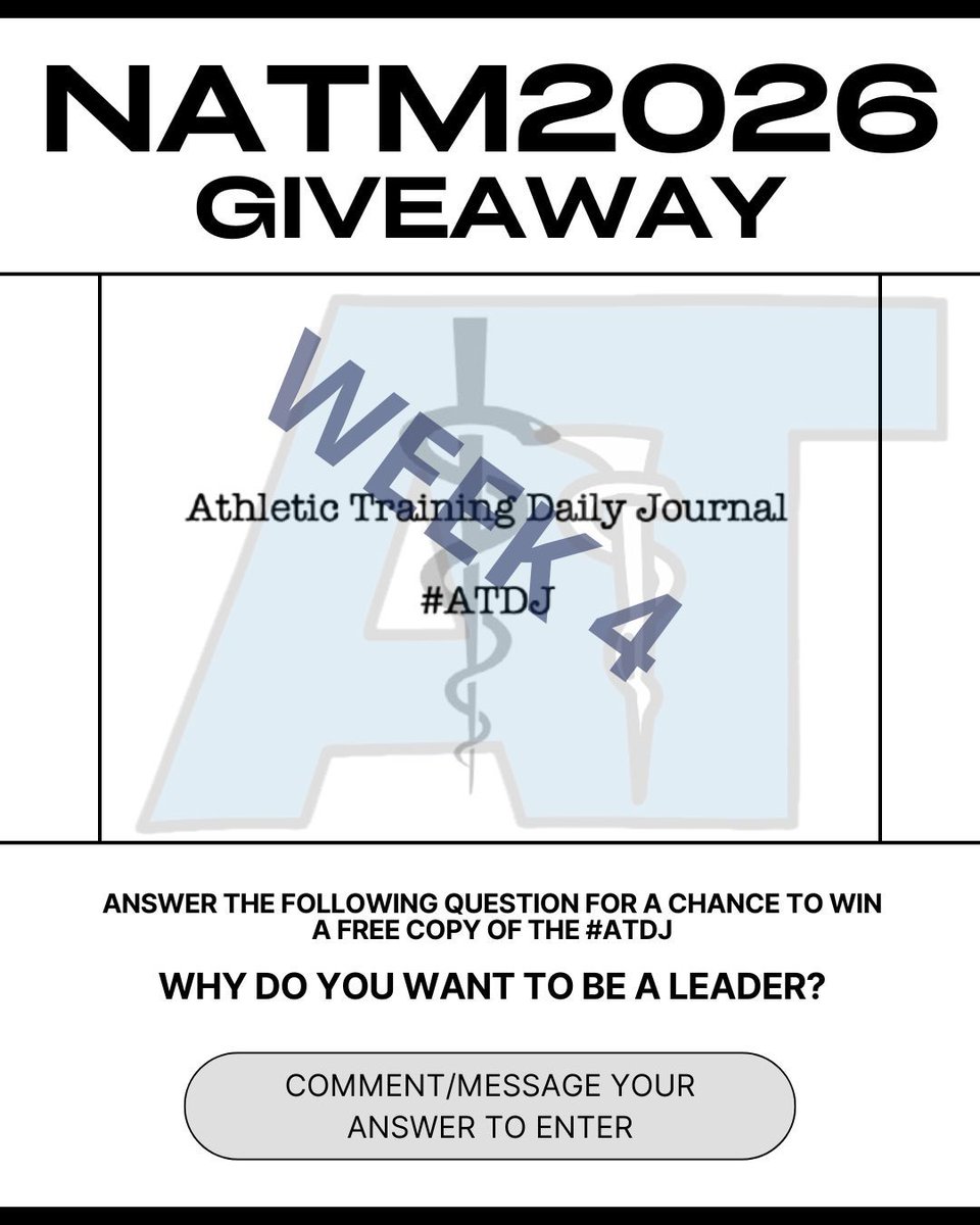 Why do you want to be a leader?

Comment/message your answer for a chance to win a FREE copy of the ATDJ.

#ATDJ #NATM2026