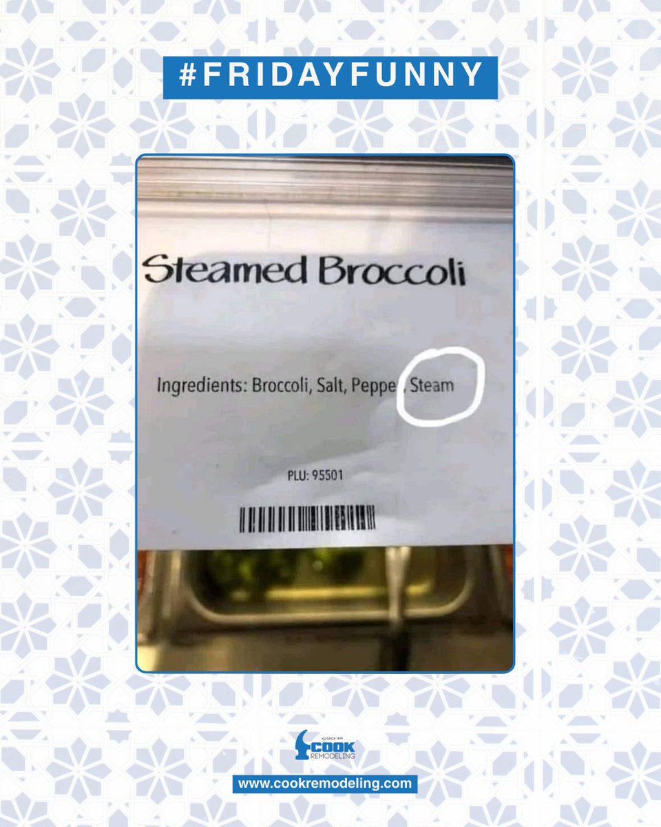 cookremodeling's tweet photo. Glad they clarified. 😆 Happy Friday! https://t.co/SIhukzOAR8