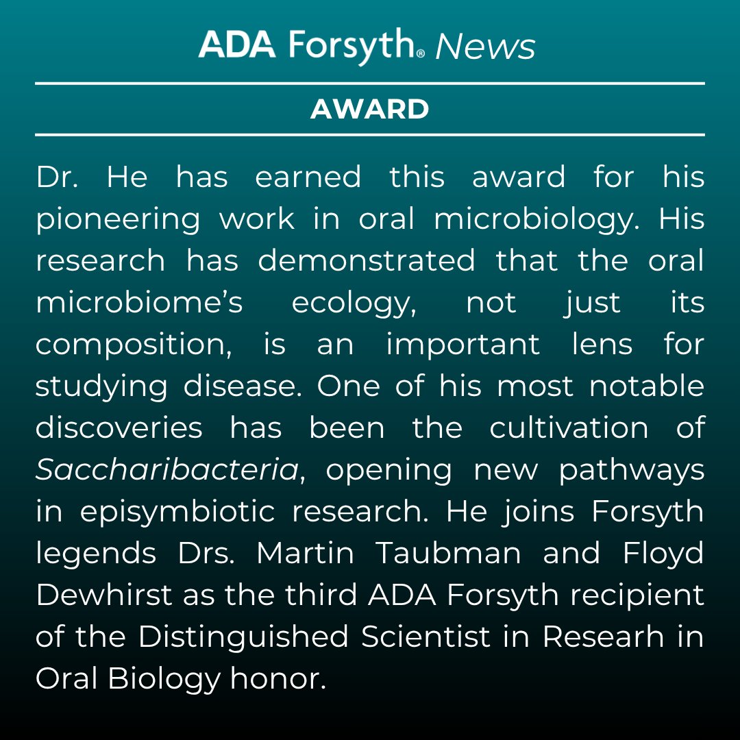 The ADA Forsyth Institute tweet media