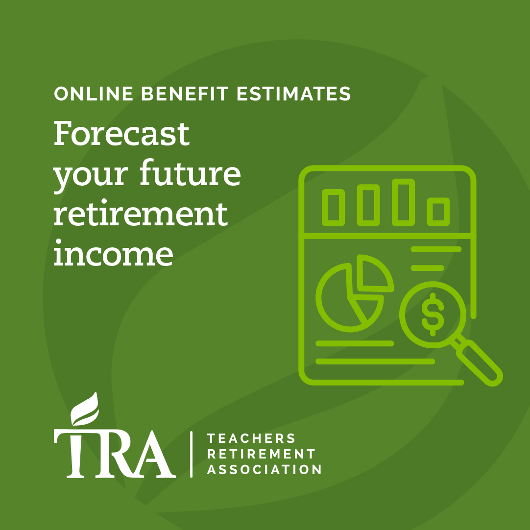 MinnesotaTRA's tweet photo. Use TRA’s online benefit estimate calculator to see what your future income may be. Try it here: https://t.co/Zk0o0wclNI https://t.co/Sc1DilNIzi