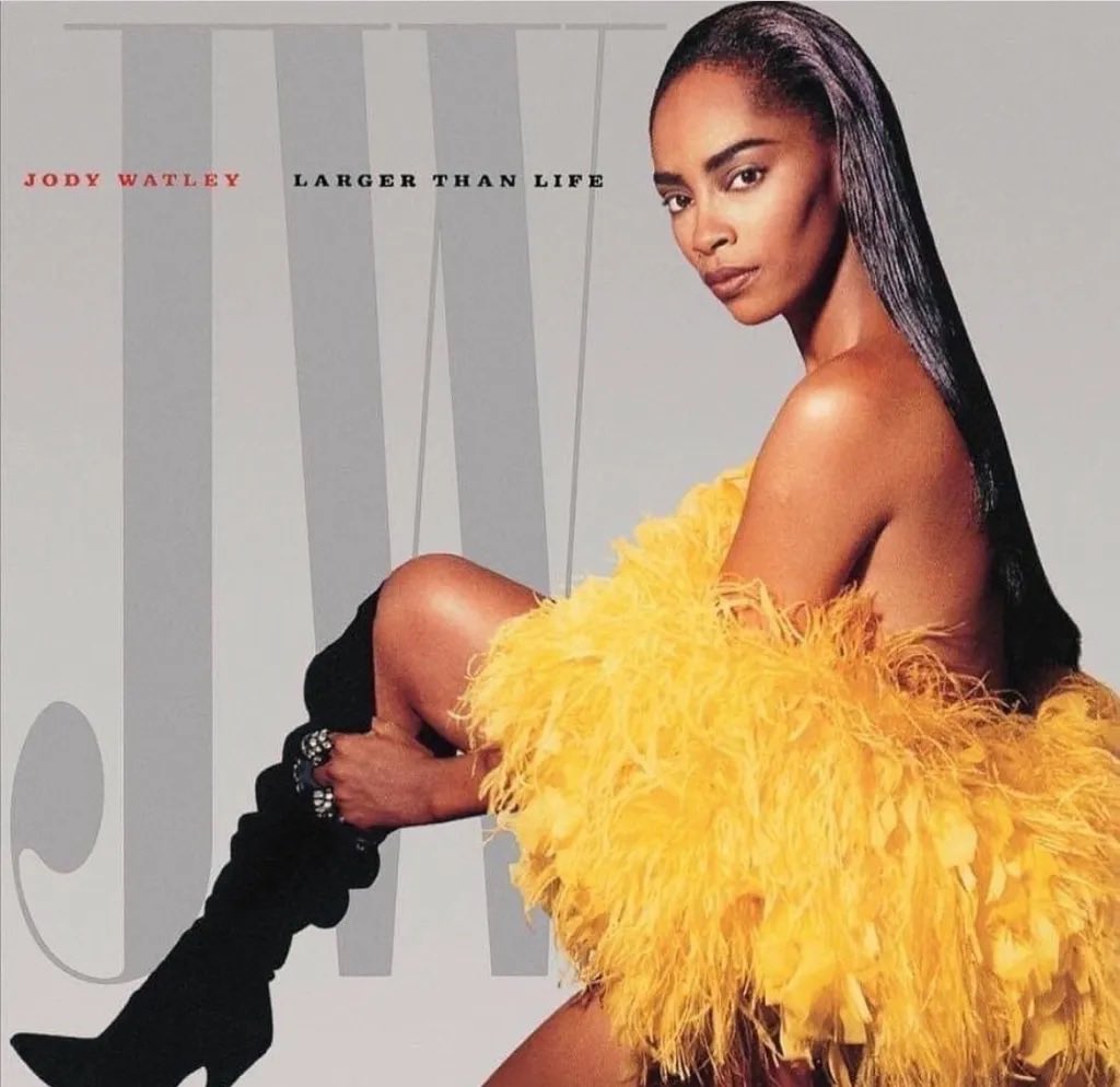 jodywatley's tweet photo. 🎶🎉 Celebrating Larger Than Life (March 27, 1989) — the platinum second album from Jody Watley 🎶✨

3 Billboard Top 10 hits:
“Real Love” + #1 R&B 
Certified Gold
“Friends” ft. Eric B. & Rakim
“Everything”

A defining moment in R&B, pop & hip-hop crossover. #JodyWatley #80sMusic #RNB