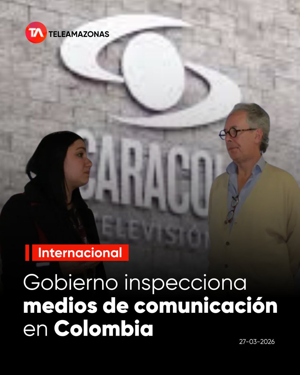 teleamazonasec's tweet image. #Internacional | Colombia inspecciona medios de comunicación tras denuncias de acoso sexual ⚖️
Las autoridades buscan verificar condiciones laborales y prevenir violencia de género #Colombia #Periodismo
Revise los detalles aquí: f.mtr.cool/igcfoqaxkh