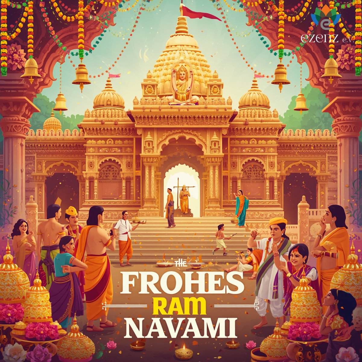 IndicVox's tweet image. 💛 Heute feiern hinduistische Familien in ganz Deutschland Ram Navami mit Puja, Gesang und Freude. Diese heilige Tradition lebt in unseren Häusern und Herzen. #RamNavami #HindusInDeutschland