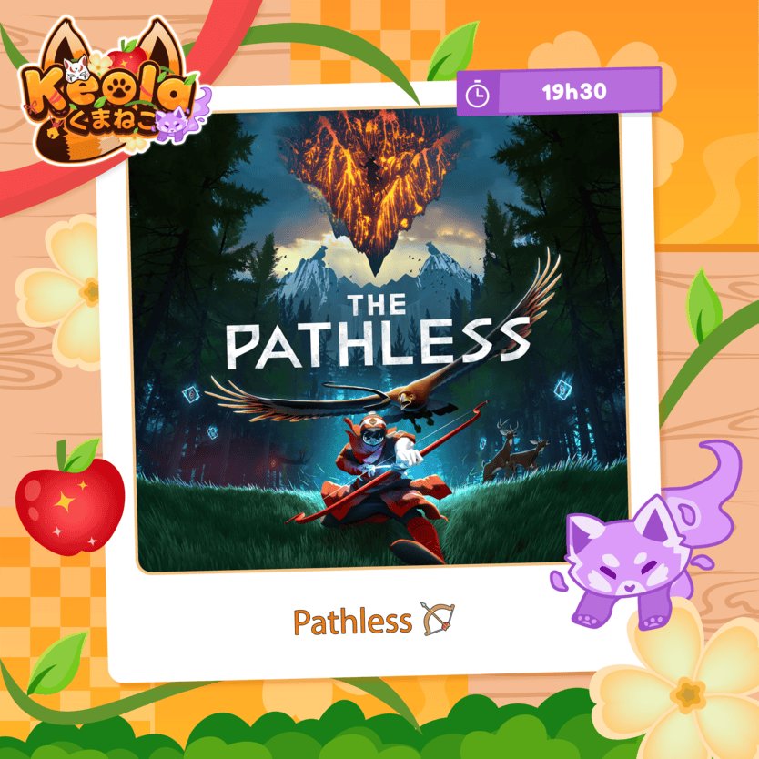 KeolaKumaneko's tweet photo. On continue notre découverte des jeux du studio @GiantSquidology 🐙
Je me suis émerveillée devant chacun des jeux que j'ai pu faire 🧡
🍎Lien Twitch en Bio🍏
#Vtuber #Vtuberfr #Twitch #Pathless #KeoLive #Games #GiantSquid https://t.co/1N4sKktH8K