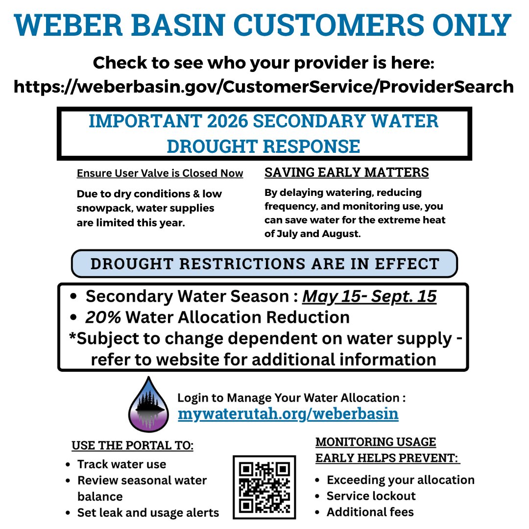 Weber Basin Water tweet media
