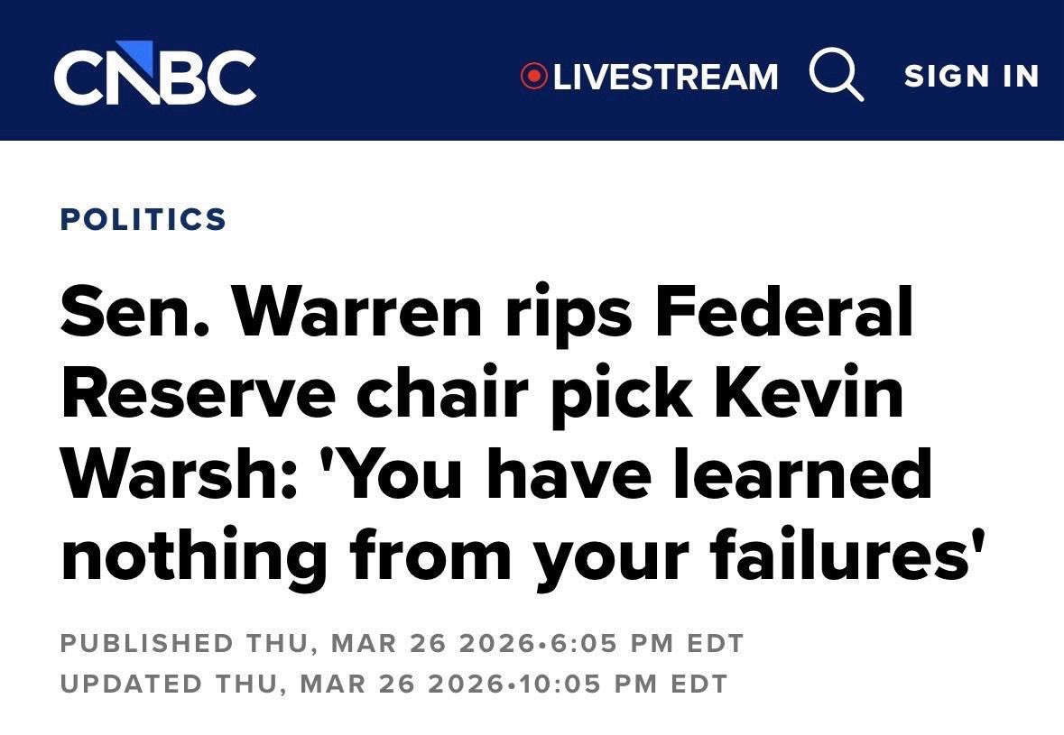 Elizabeth Warren tweet media