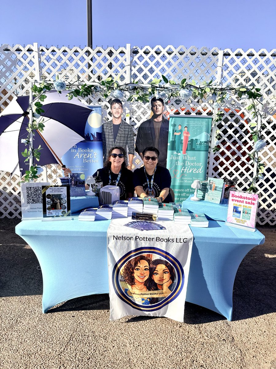 ANelsonLMPotter's tweet image. Had a fantastic time at BooksStock yesterday!! We were more successful than any other previous event!! So grateful for everyone who put on the event and the readers who attended!! 
#BooksWorthReading #writers #WritingCommmunity #readers #NelsonPotter NelsonPotter.com