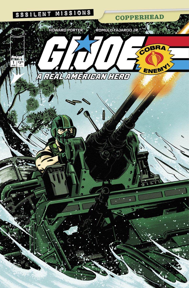 BuzzComics's tweet image. Preview de G.I. JOE: A Real American Hero Sssilent Missions – Copperhead #1 par Howard Porter et Romulo Fajardo Jr chez @ImageComics / @Skybound #ImageComics #Skybound #Hasbro #Comics #GIJOE #GIJOEARAH #Copperhead #SilentIssue buzzcomics.net/showpost.php?p…