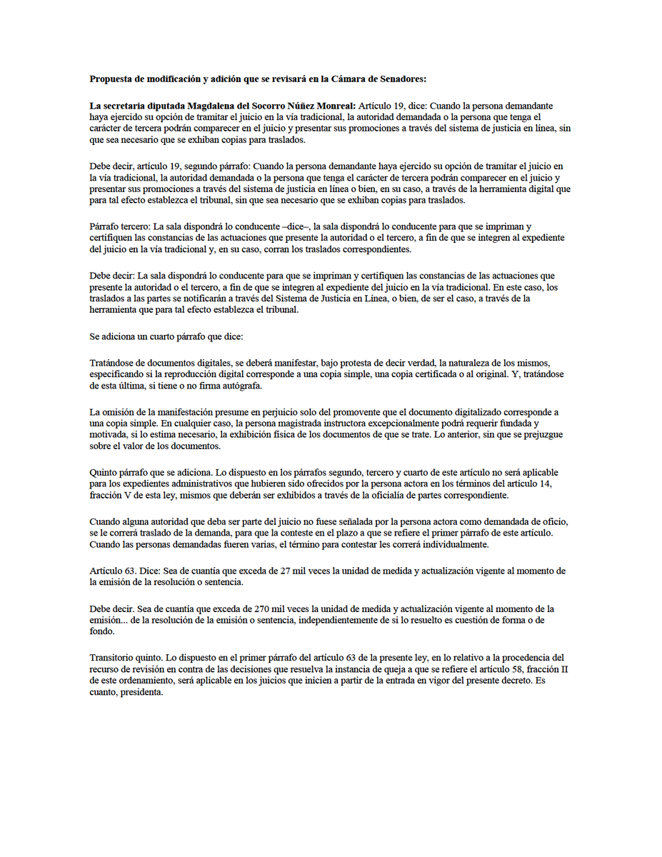 omar_lara_soto's tweet photo. 📌Esta propuesta de modificación es la razón por la que la reforma a la LFPCA, aprobada ayer, no se manda directamente al ejecutivo, conforme al 72, fracción A. ¿Qué opinan de esto?👇🏼 https://t.co/pUe7TFml4h
