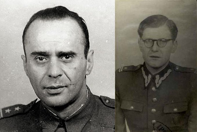 JanuszChabik's tweet photo. @AnitaSchelde Na zdjęciu :
płk. UB Józef Goldberg #Różański
płk. UB Adam Umer #Humer
https://t.co/OK2qAC3Kh6 https://t.co/k0teb6FoR8