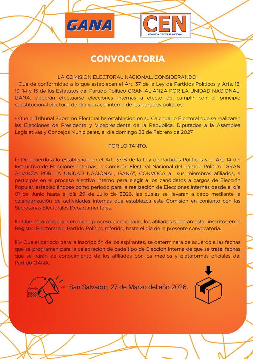 PARTIDO GANA tweet media