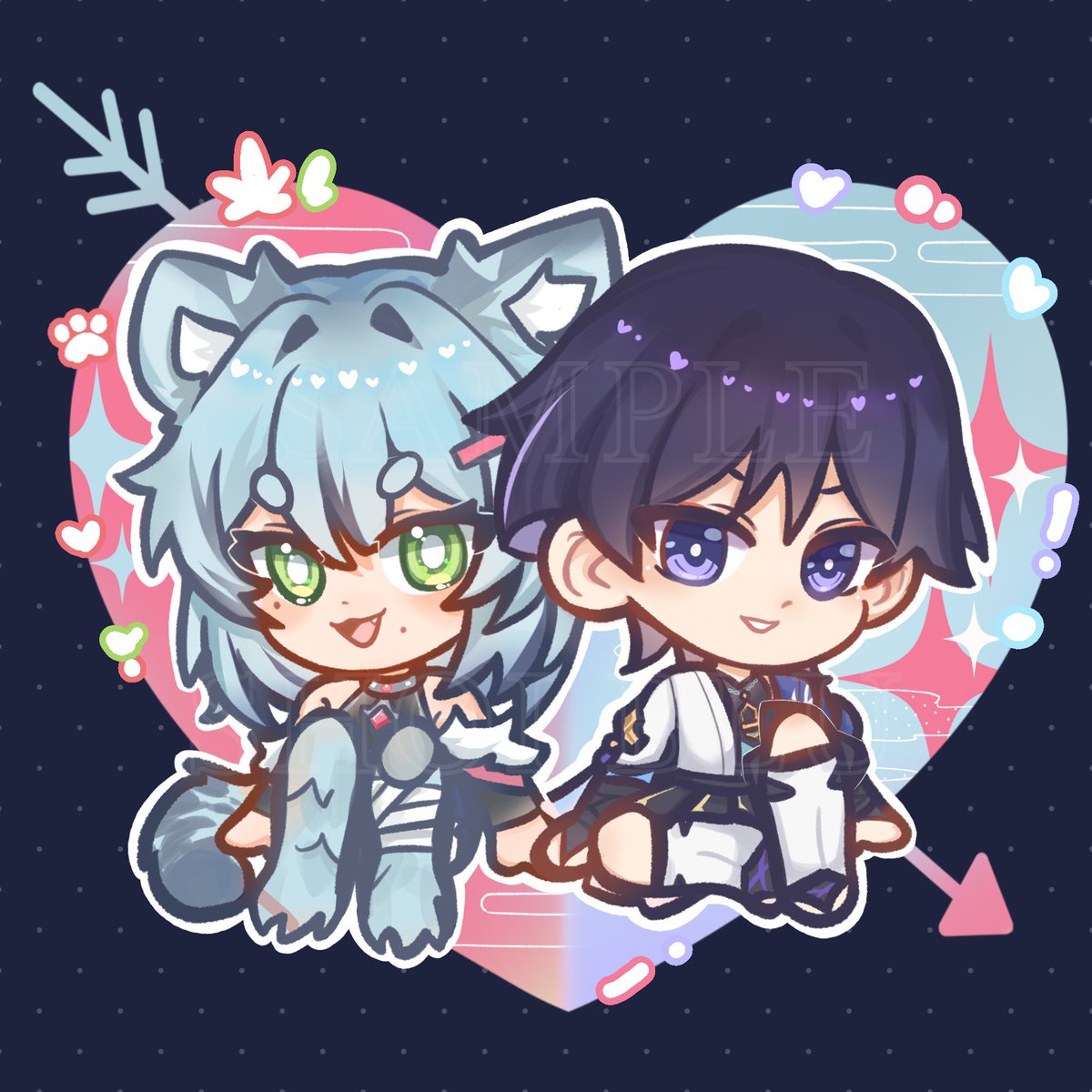 shoiyipee's tweet photo. Opening YCH chibi couple commissions for 16$!
#commission #artcommission #chibiart #opencommisson https://t.co/bTa9IEXvZw