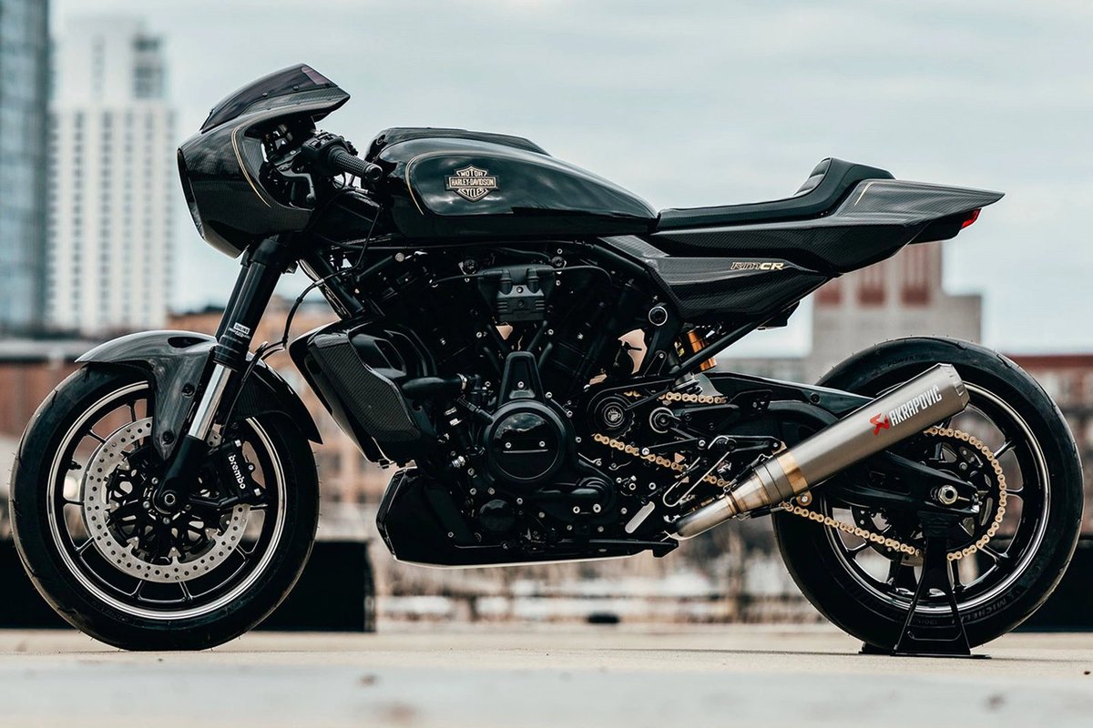 MoreMotorcycles's tweet photo. Harley-Davidson carbon-clad RMCR #caferacer concept
Pan-America 1250 ST https://t.co/cOvcEdeX5z