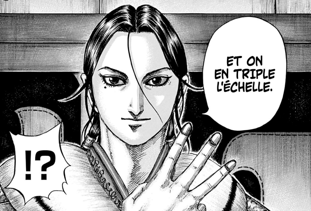 Kingdomiste's tweet photo. #KINGDOM870
Longtemps je me suis demandé comment Shin allait battre Riboku sur le champ de bataille, j’arrivais pas à imaginer comment, mais là ça devient clair, Riboku ne sera pas battu par Shin seul, ça sera la combinaison des actions du trio et j’aime bcp cette perspective https://t.co/BCOCVnF3kM