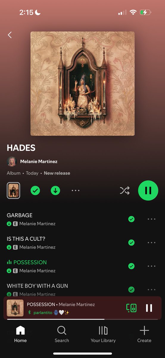 Como les explico que esto está en loop desde que salió? ES EL MEJOR PUTO ÁLBUM DEL AÑO