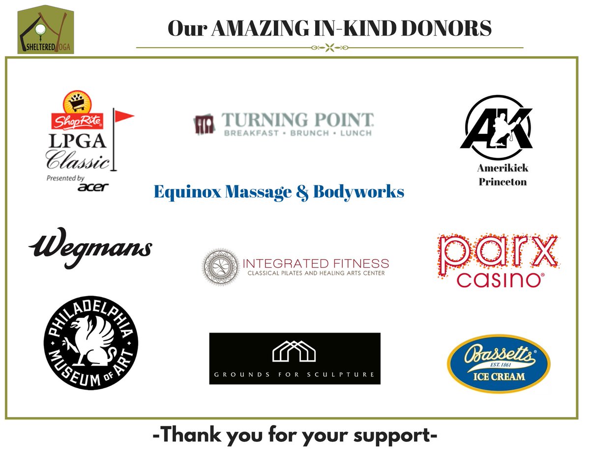 ShelteredYoga's tweet image. …al-golf-scramble.perfectgolfevent.com 
Shout out to our amazing sponsors, your donation has the power to change lives. Sign up or sponsor today! #DeerwoodCountryClub #GolfCommunity #Golf #Golfer #Golfing #GolfLife #GolfTournament #GolfEvent #charity #SelfCare #MassageTherapy #Love #Fundraising