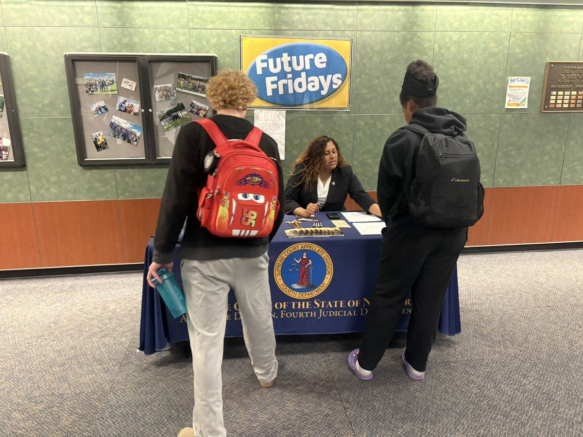 ihscareercenter's tweet image. Thank you NY Courts  Appellate Division 4th Dept  for showcasing summer opportunities and careers in the court system . #summerintern #learnandearn #findout #choices @WestIrondequoit  @IrondequoitHS