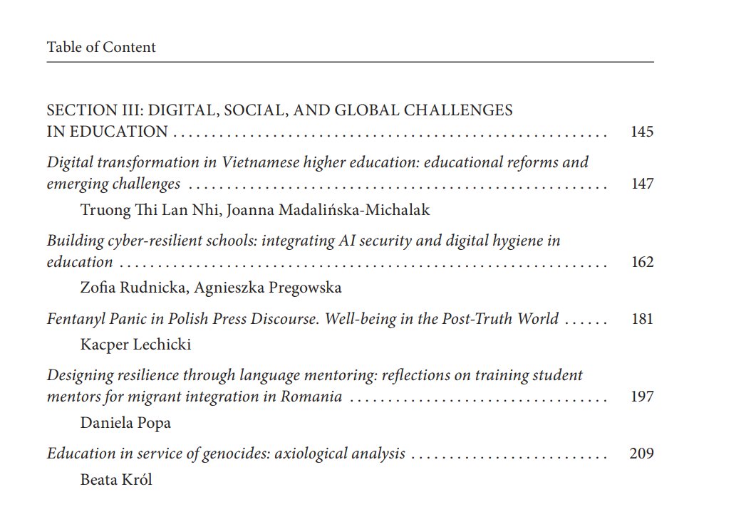 PUKDoctoral's tweet photo. Truong Thi Lan Nhi, a second-year PhD student in Pedagogy at UKEN Kraków, conducted a pilot study in Vietnam funded by PBSD. Under Prof. Joanna Madalińska-Michalak, she published an article and a UNESCO-endorsed book chapter (2026). https://t.co/zdjeIVKTKm