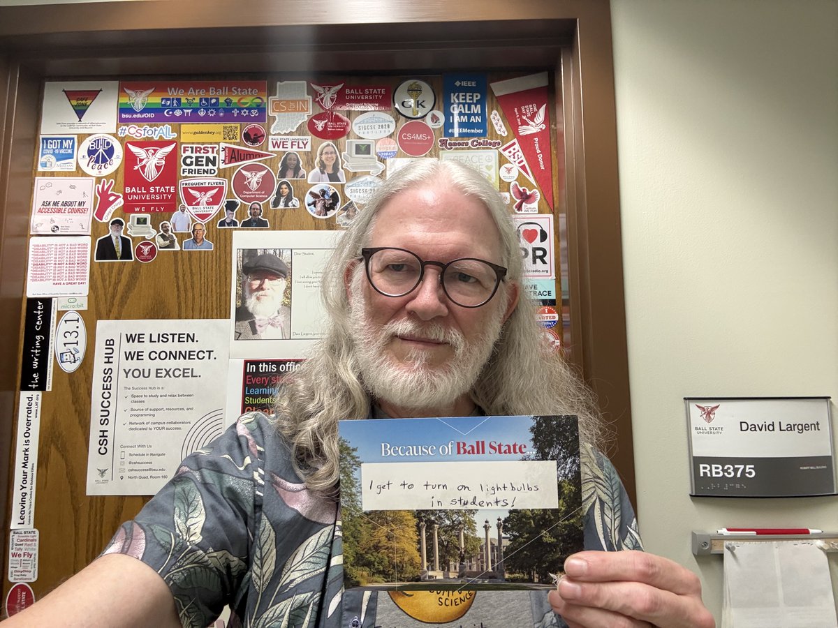 ProfLargent's tweet photo. Join me on 04/01/2026 in supporting Ball State University and the @BSUCompSci Department on One Ball State Day. https://t.co/jpQ9MtH20L
#OneBallState #becauseofballstate #BSUCompSci https://t.co/u5G6drSVRY