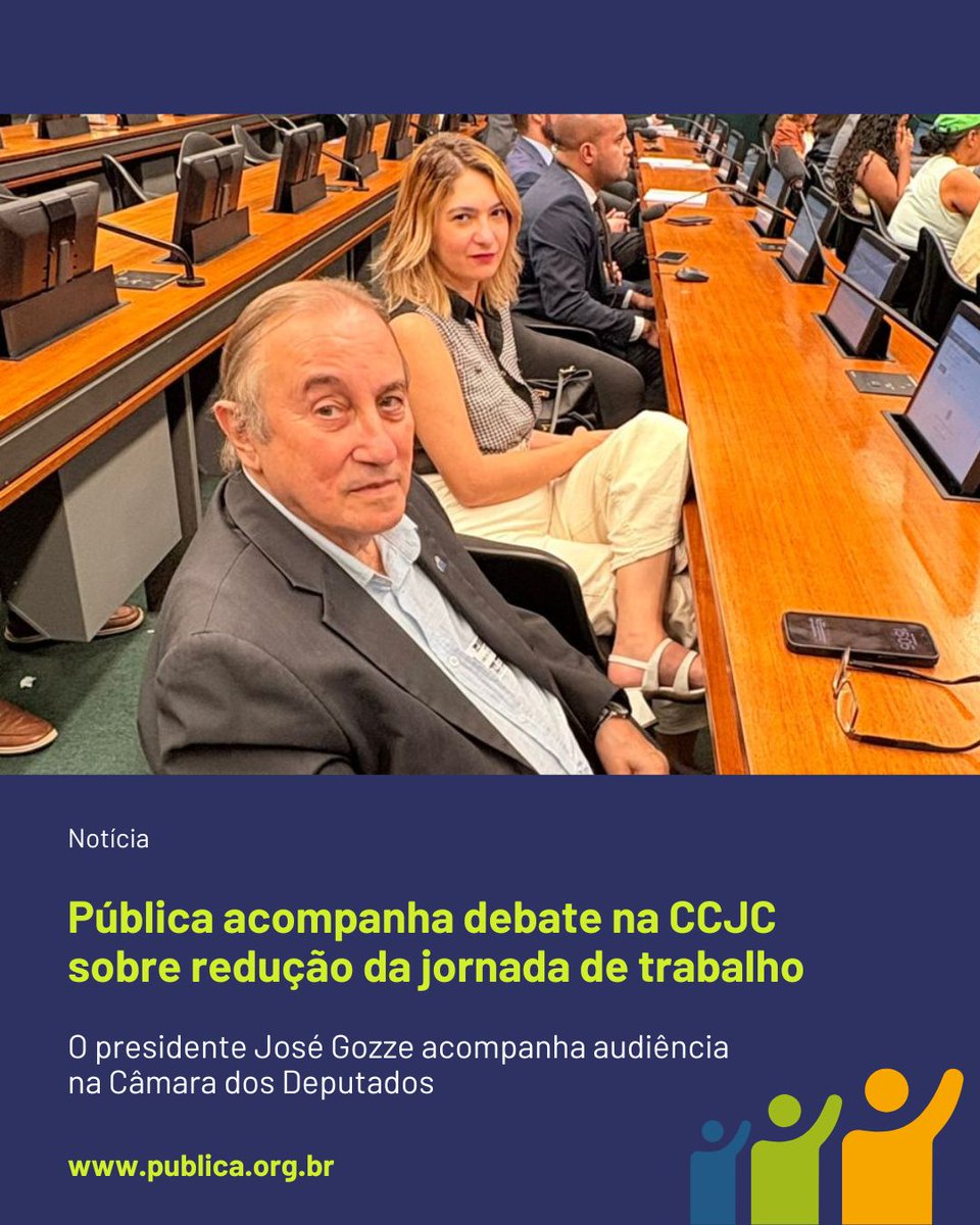 O presidente da Pública Central do Servidor, José Gozze, acompanhou a audiência pública, que teve como foco a PEC 221/19, que propõe o fim da escala 6x1 e a redução gradual da jornada de trabalho para 36 horas semanais ao longo de dez anos.

publica.org.br/noticias/publi…