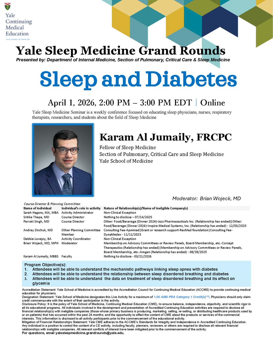 Yale PCCSM tweet media