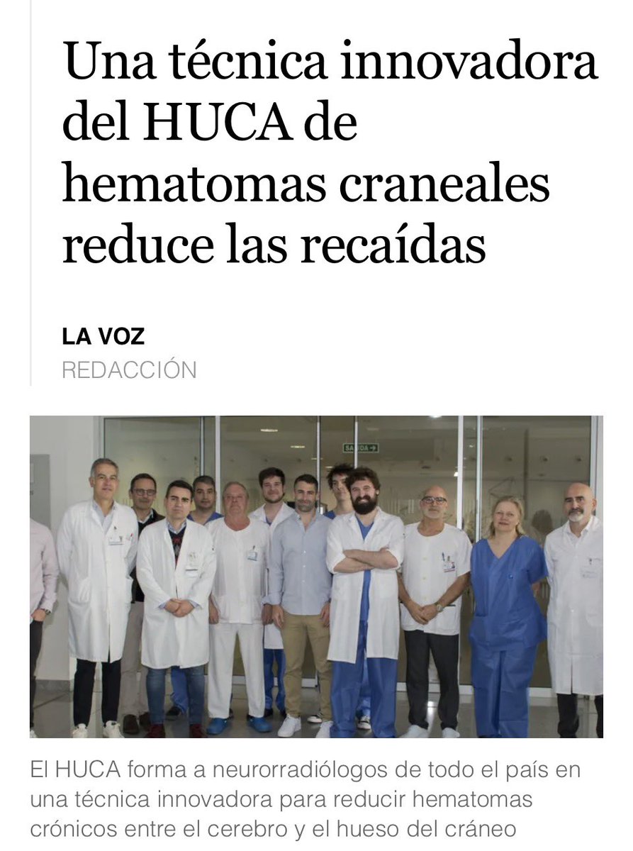 Nos estamos deslomando pero paso a paso va a funcionar y lo vamos a conseguir protocolizar y generalizar. Gracias a todos y gracias a neurocirugia por confiar en nosotros.