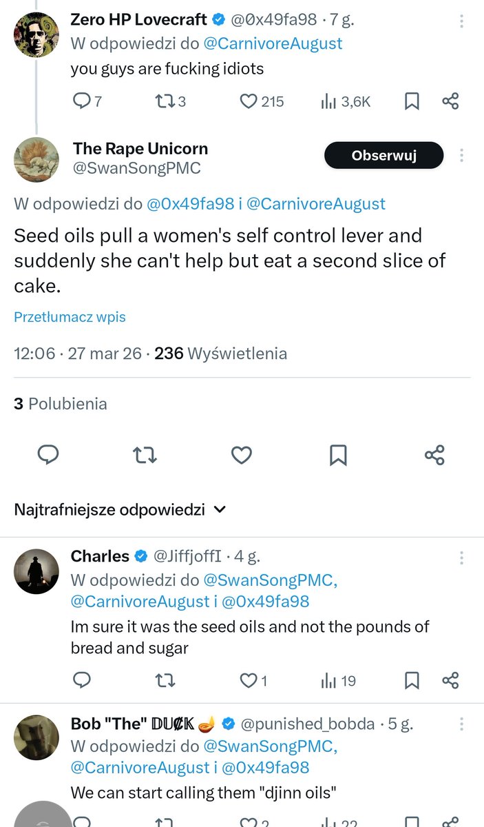 I'm pretty sure these guys have never felt truly satiated after a meal. What they call a meal their body most likely considers just a snack in terms of its needs. They get by day after day on suppressed metabolism. And it shows.