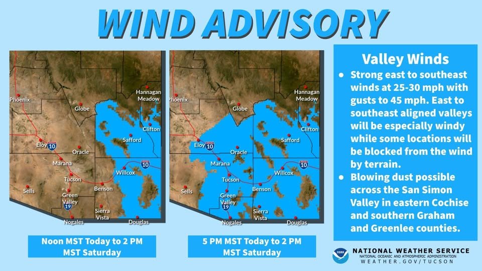 NWS Tucson tweet media