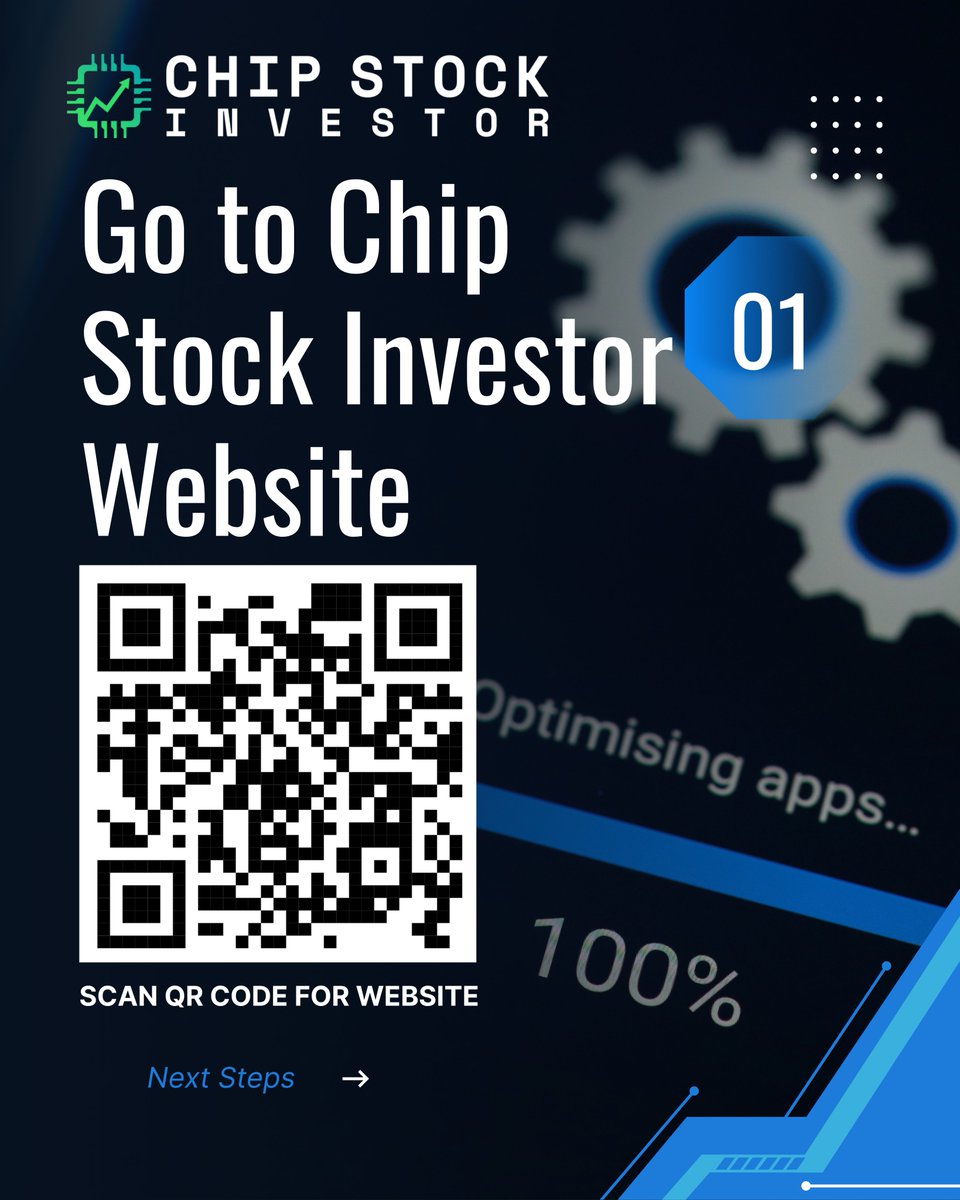 ChipStockInvest's tweet image. Looking for a way to elevate your investment approach? Follow these simple tutorial to our Semi-Insider Access  to exclusive access of in-depth market analysis.  

#ChipStockInvestor #MarketIntelligence #InvestmentStrategy #SmartCapital #FinancialGrowth #InvestorInsights