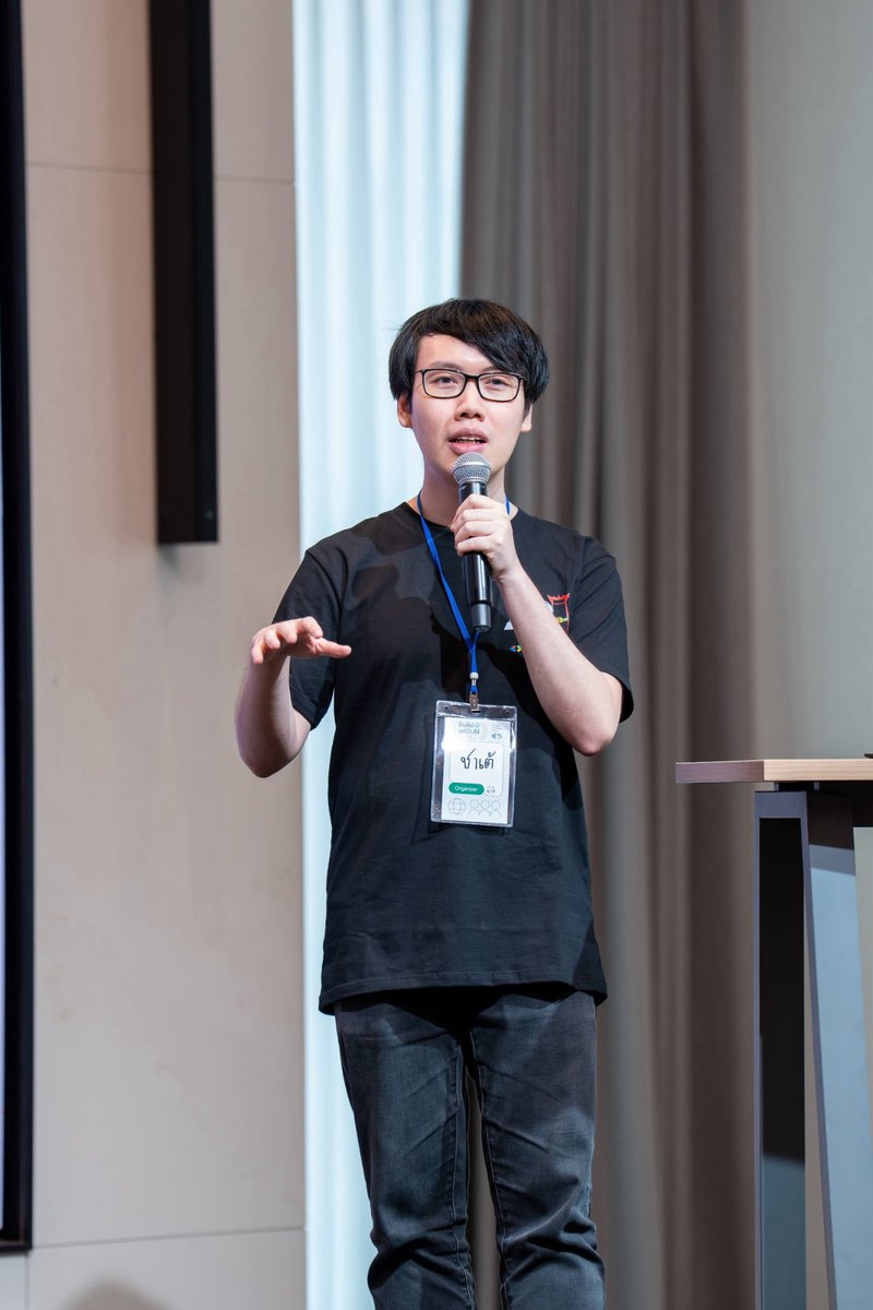 PhantipK's tweet image. ❌ #BuildwithAI
✅ ชาเต้ Debut Event

#GDG #GDGBangkok