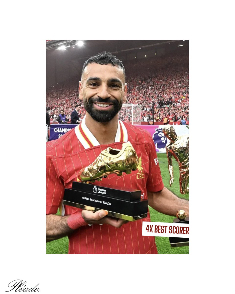 pleadeus's tweet photo. Avec plus de 250 buts TCC, des titres de Premier League, FA Cup, Ligue des Champions, il n’a pas seulement marqué le club, il a marqué le football mondial. 🌍

Merci pour chaque moment magique, chaque sourire sur le terrain. Liverpool ne sera jamais le même sans Mo Salah. 💛❤️ https://t.co/QoqgsXA2s7