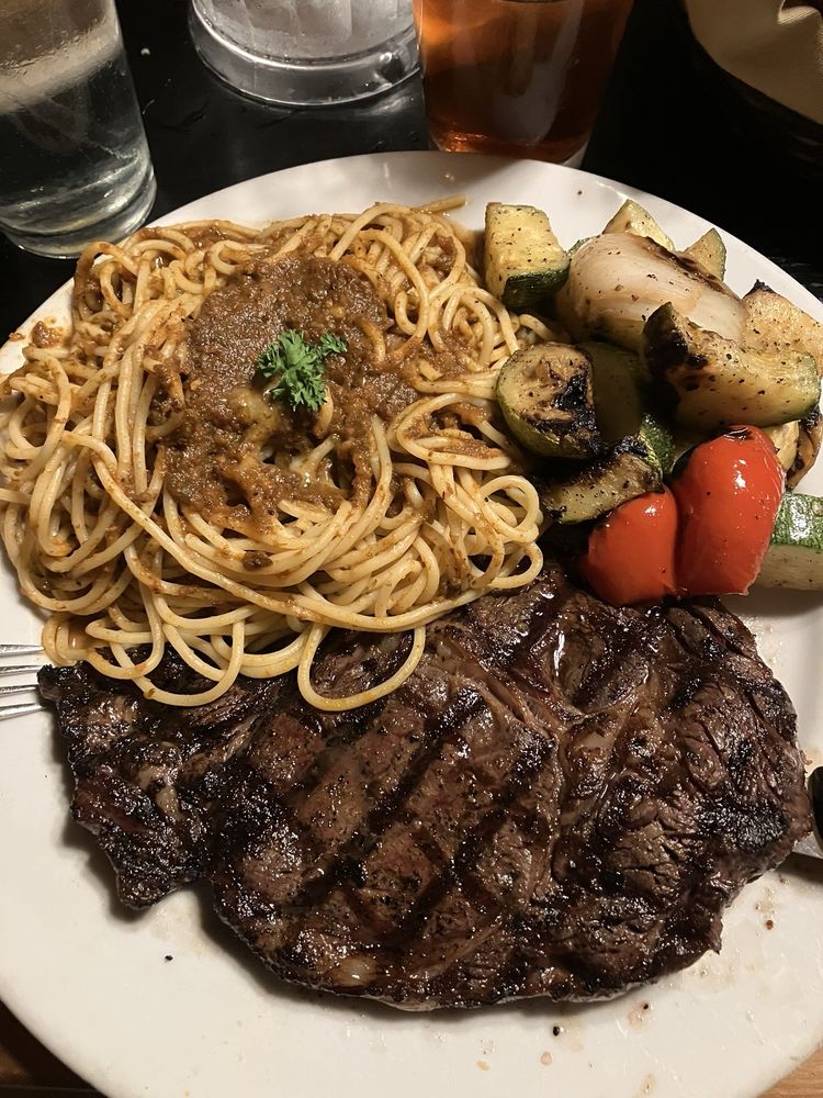 Ribeye and Spaghetti 😍

We look forward to serving you this weekend at Angelina's!