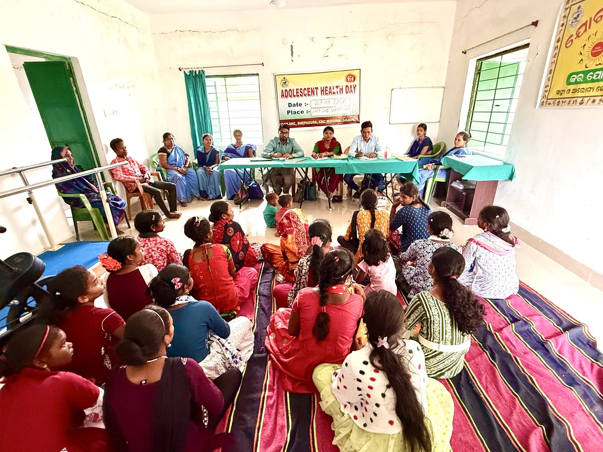 AAMSHCDHEPAGUDA's tweet photo. Adolescent Health Day Organised at AAM-SHC, Dhepaguda https://t.co/iWAdYQJJge