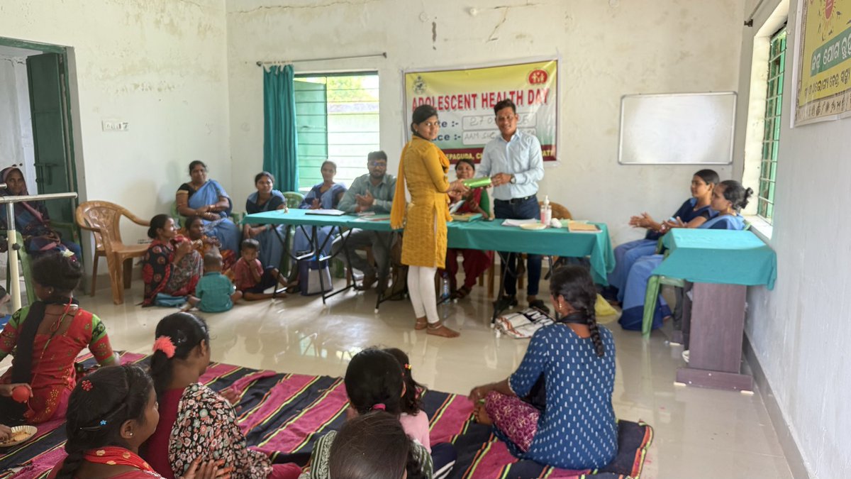AAMSHCDHEPAGUDA's tweet photo. Adolescent Health Day Organised at AAM-SHC, Dhepaguda https://t.co/iWAdYQJJge
