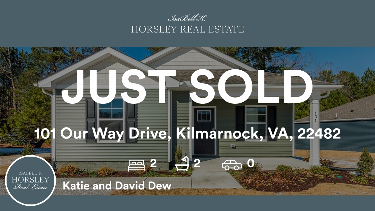 🛌 2 🛀 2
📍 101 Our Way Drive, Kilmarnock, VA, 22482

My latest sale on RateMyAgent.
(VA) 0225078297
rma.reviews/5742gmt3hu98

...
#ratemyagent #realestate