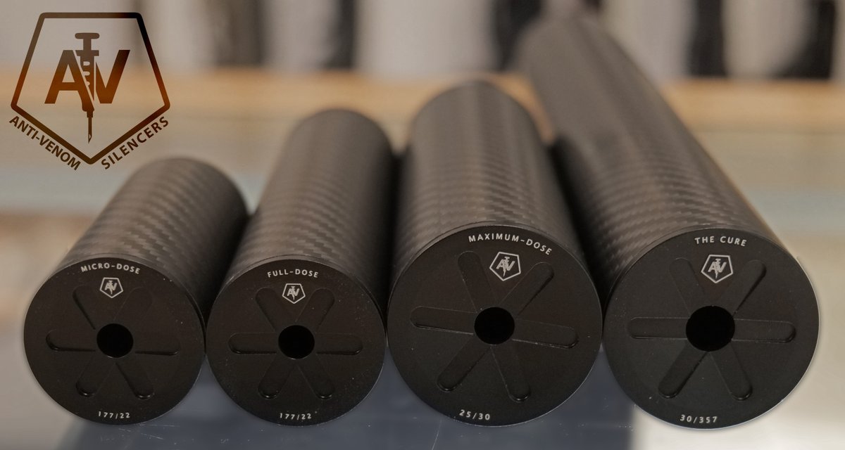 AirgunsOfAZ's tweet photo. Anti-Venom Silencers suppress the sting! Available in sizes from Micro to Maximum for most models! And for the Big Bores, they make "The Cure"!

https://t.co/4jM5RSWu6f https://t.co/B4cEWiwxUA