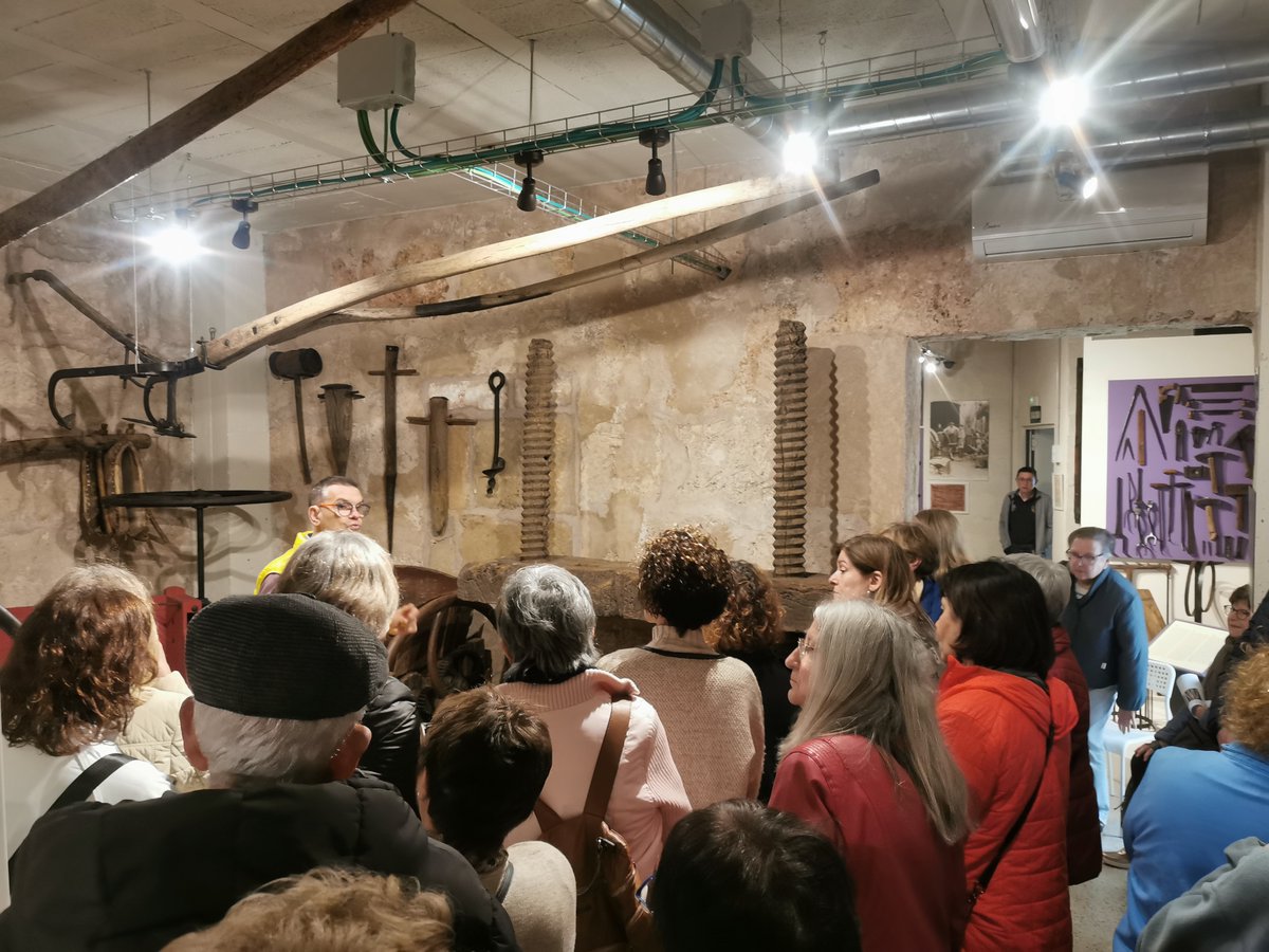 InsAlcover's tweet photo. TERRA DE LLECOR A CAMPOS 
La setmana passada vàrem gaudir d’un matí ben intens al nou Museu Etnogràfic de Campos, una gran col·lecció amb elements característics de la Mallorca preturística. https://t.co/YqnjymYXtA
