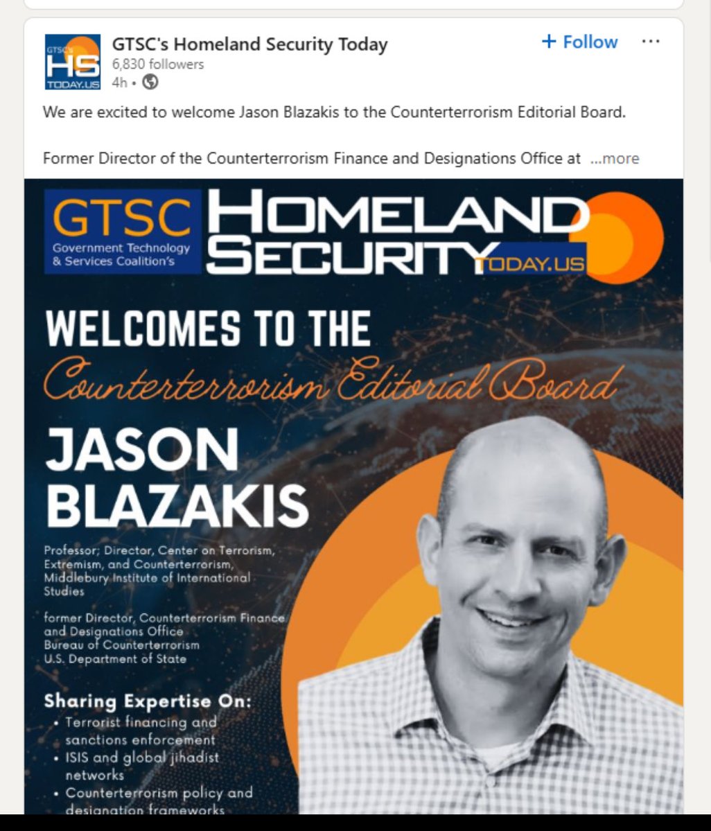 Jason Blazakis tweet media