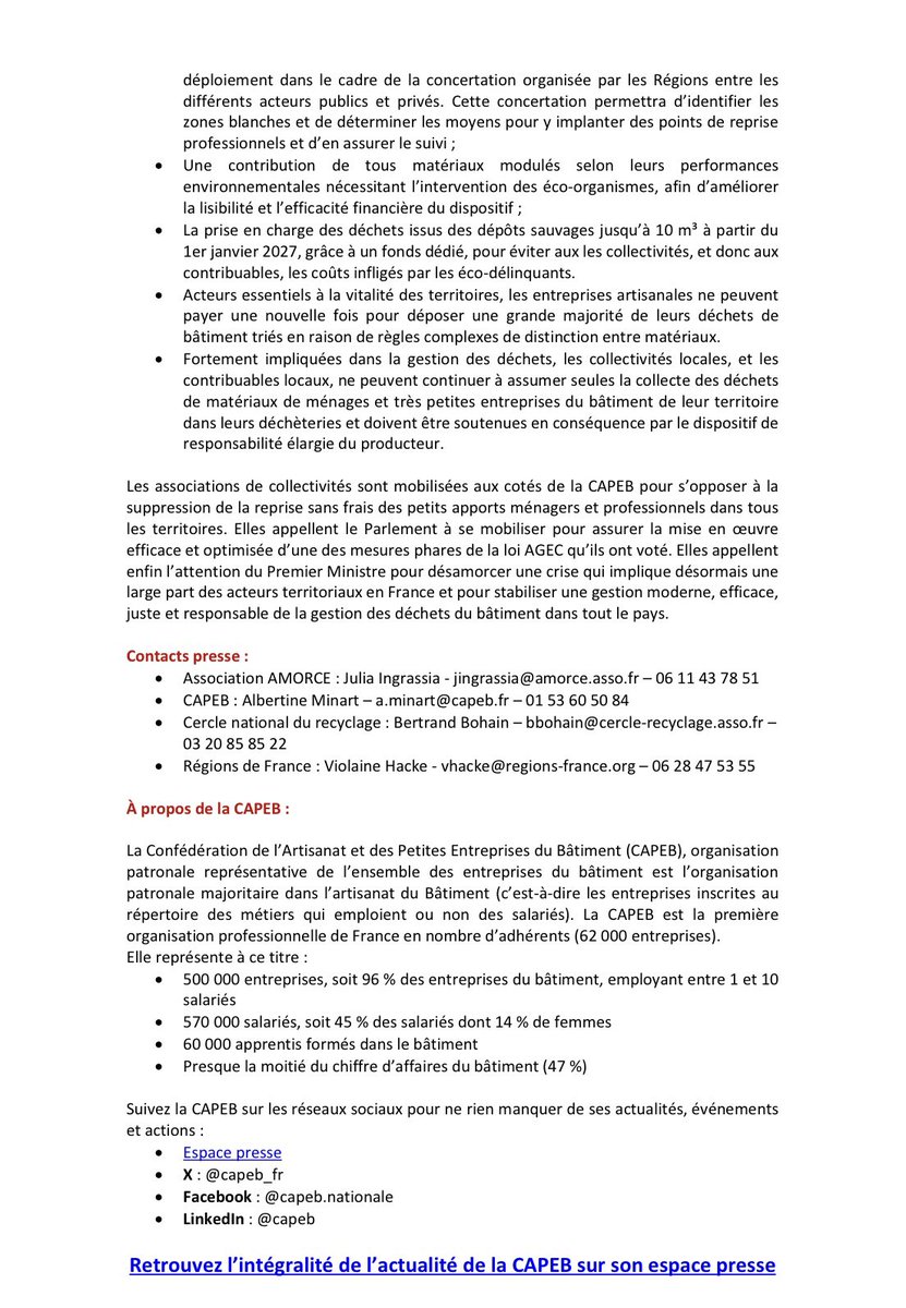 La CAPEB tweet media