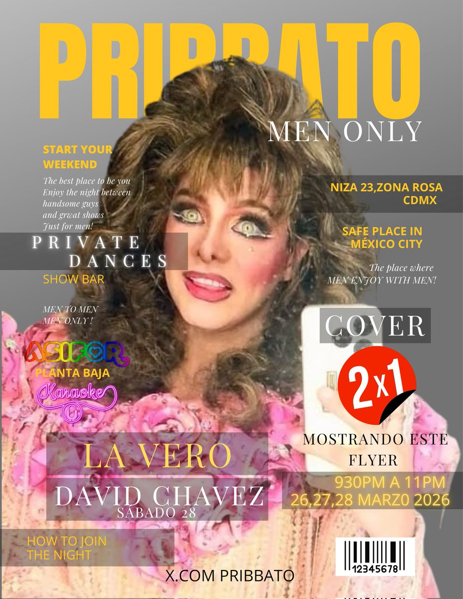 PRIBBATO SHOW BAR /SOLO PARA HOMBRES tweet media