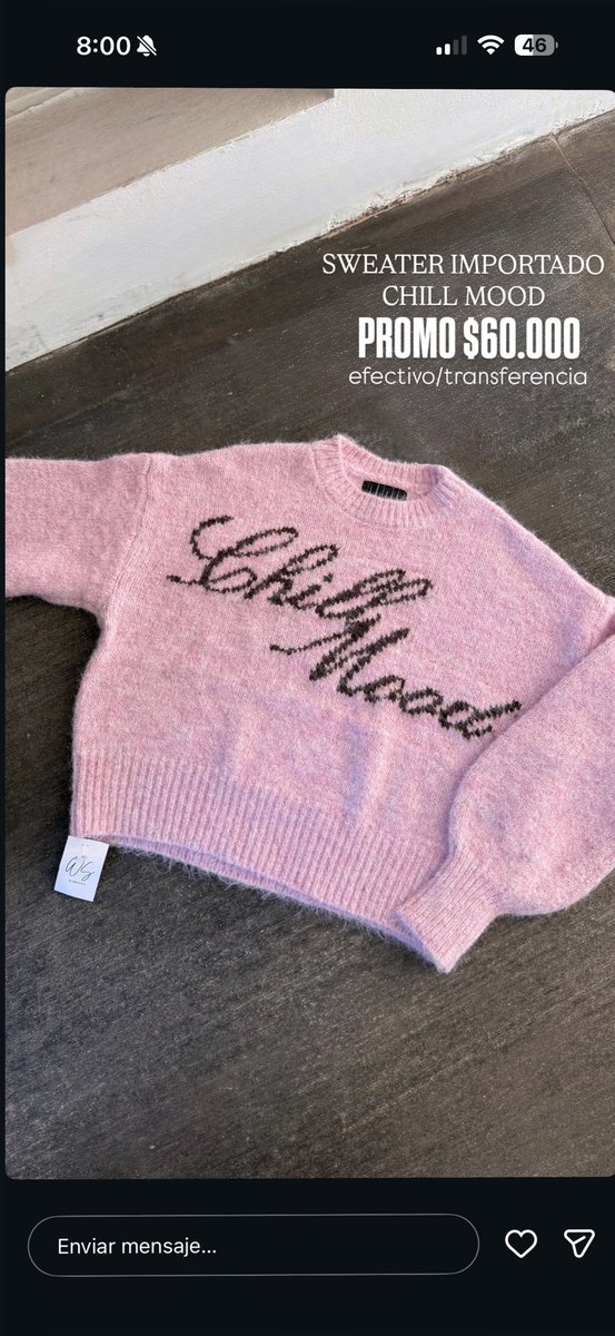 holi alguna que sepa alguien que venda este sweater 🙏🏼🙏🏼
