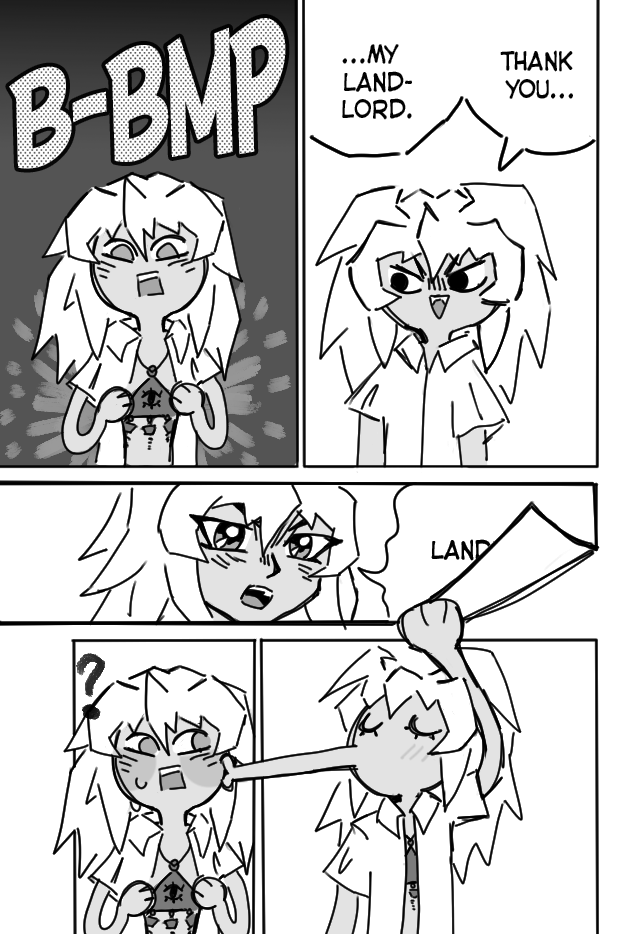 He broke the template...