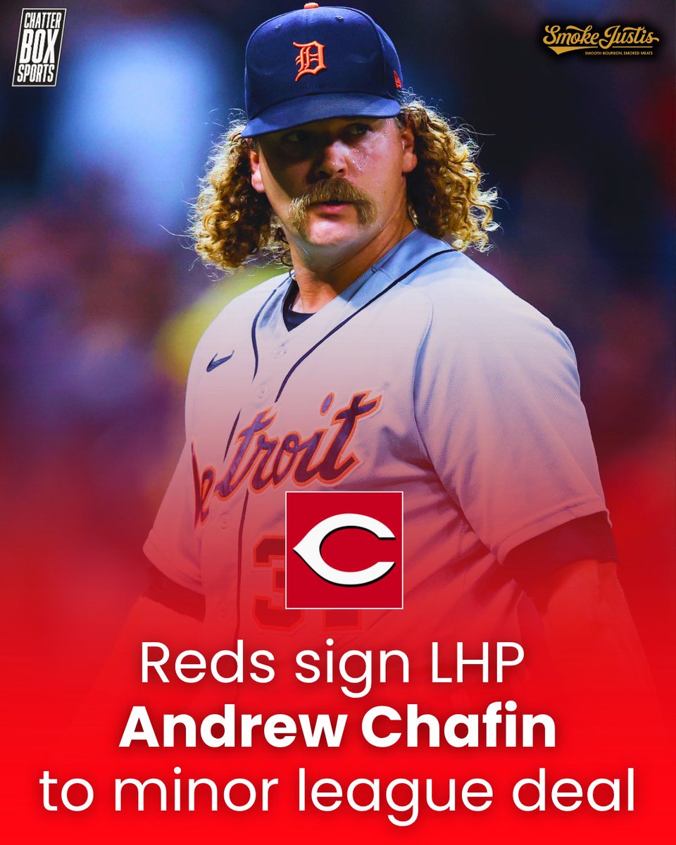 CBoxSports's tweet photo. The Reds have signed LHP Andrew Chafin to a minor league contract, per the clubs transaction log.

Chafin appeared in 41 games last season between the Angels and Nationals and had a 2.41 ERA. https://t.co/t4Ek8IuPej
