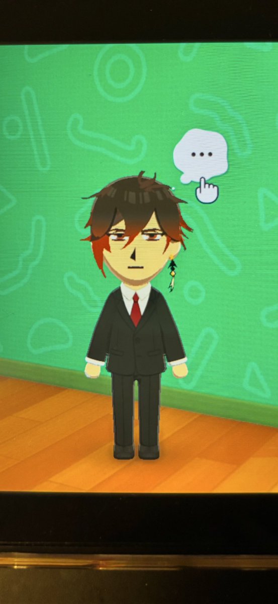 childe_unhinged's tweet photo. I also made Childe and Zhongli but mines are unfinished lol #zhongchi #tomodachilife https://t.co/m6GLIPCytR