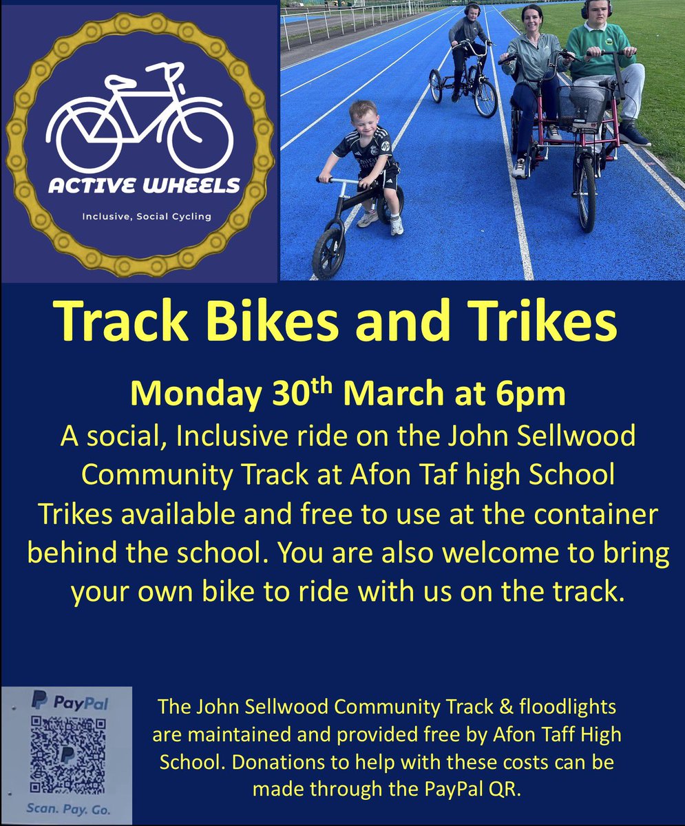 Active wheels Inclusive Social cycling tweet media