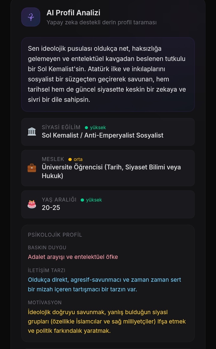 Avcıoğlu'nun abd'yi tir tir titrettiğinin ortaya çıktı bu günlerde şu konumda yer almak... tarihin doğru tarafındayız.