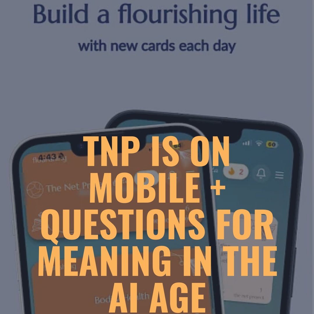 philosopherAliK's tweet photo. We just launched The Net Project on iOS and Android.

A big thing we’ve learned is that reflection does not usually fail because people do not care. It fails because it is hard to return to in the middle of ordinary life. https://t.co/qyjI18p7us
