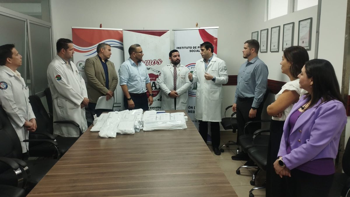 IPSParaguay's tweet photo. ✅ Hospital de Especialidades Quirurgicas Ingavi recibe equipos biomédicos para fortalecer intervenciones quirúrgicas.
🔗 Leer más: https://t.co/JvFamGdojk https://t.co/pznlt2dhZ8