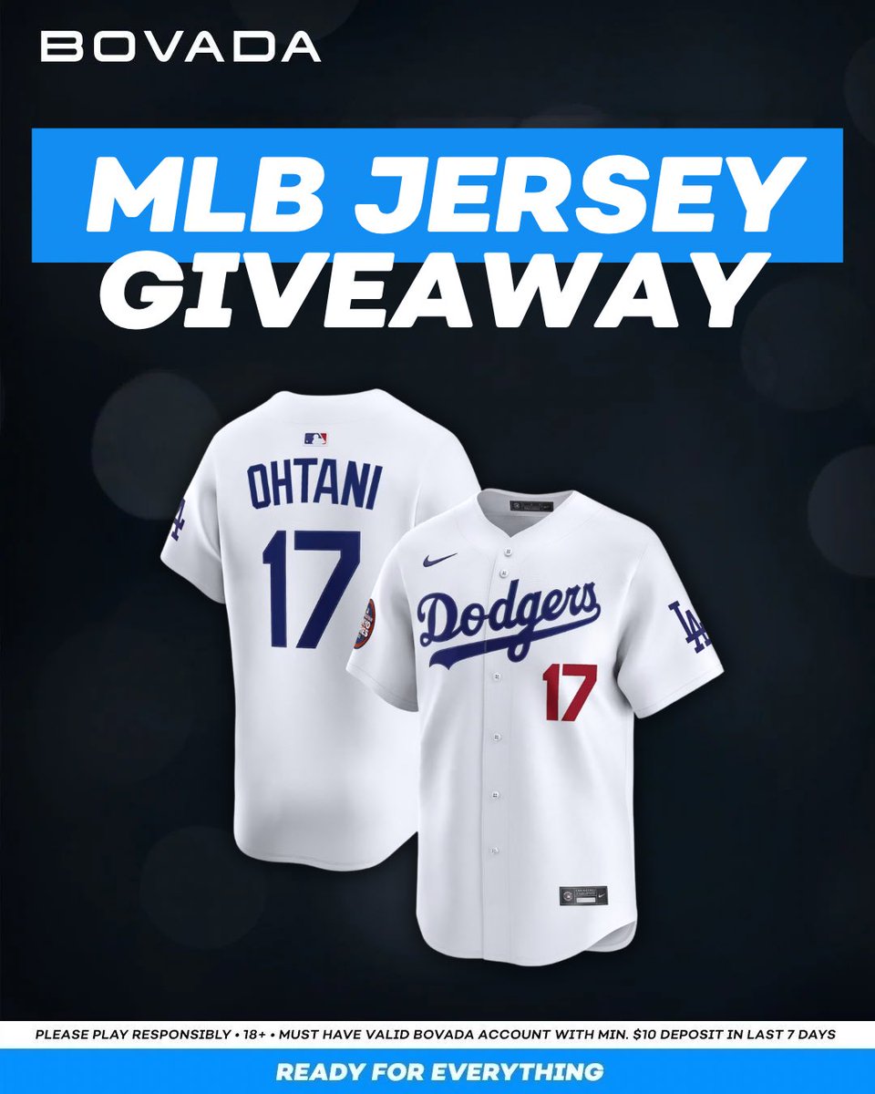 BovadaOfficial's tweet image. 👾Discord MLB Jersey Giveaway!

Let’s start the season off with a giveaway to support your favorite team! 💥

How to enter:
• Place a bet on MLB
• ⁠Post that slip in our #baseball channel on Discord 
• ⁠Click “participate” on the bot in the #promotions channel 

Good luck!