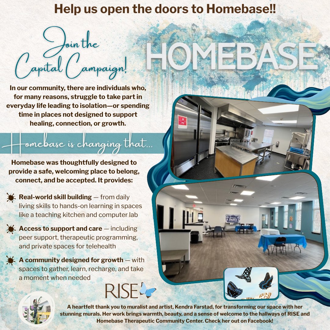 RISEhhss's tweet photo. We’re in the final stretch of bringing Homebase to life.

A new space in Saratoga Springs for connection, support, and belonging—designed for individuals navigating mental health and other life challenges.

💙 Help us open the doors
🔗 Donate here: https://t.co/fBj3d18FTh https://t.co/cve8MZPeVw